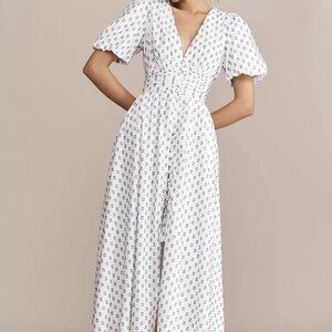 Anthropologie The Katerina Button-Front Dress: Textured Edition (NWT)